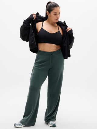 Pantalón Recto Talle Medio con Bolsillos