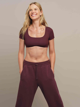 Camiseta Crop Ajustada