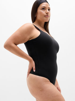 Body Ajustado con Escote Cuadrado