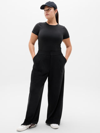 Body Manga Corta Cuello Redondo