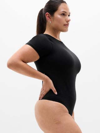 Body Manga Corta Cuello Redondo