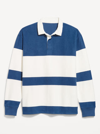 Polo Manga Larga con Diseño Rayas