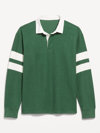 Polo Manga Larga con Diseño Rayas