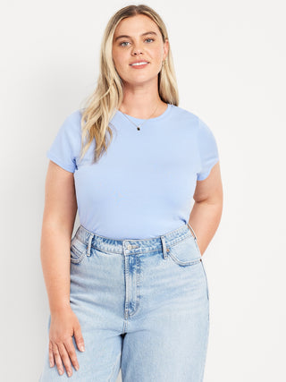 Camiseta Manga Corta Acanalada