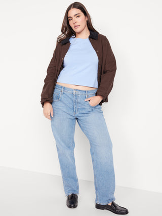 Camiseta Manga Corta Acanalada