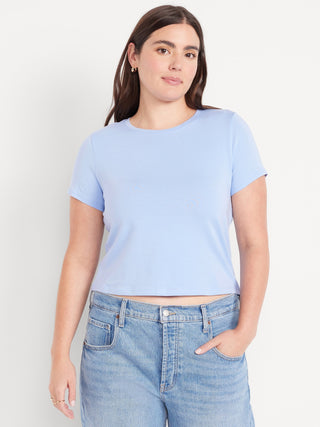 Camiseta Manga Corta Acanalada