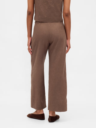 Pantalón Tobillero Talle Alto con Bolsillos