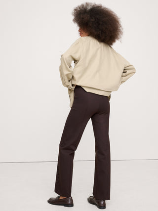 Pantalón Talle Alto con Cintura Elástica