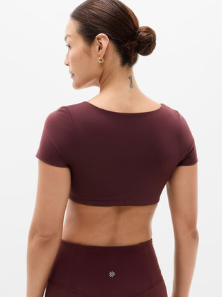 Camiseta Crop Ajustada