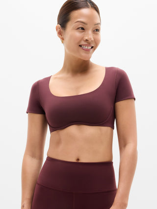 Camiseta Crop Ajustada