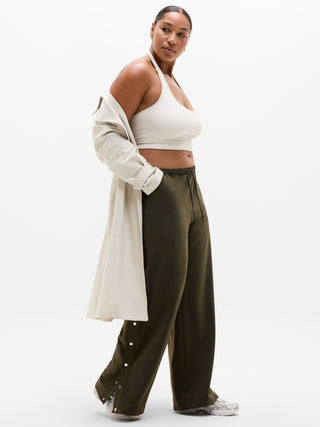 Pantalón Deportivo de Talle Medio con Broches