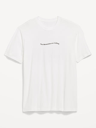 Camiseta Manga Corta con Gráfico, Hombre