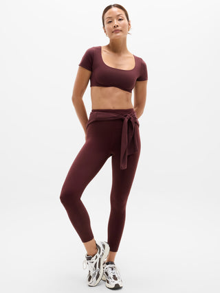 Camiseta Crop Ajustada