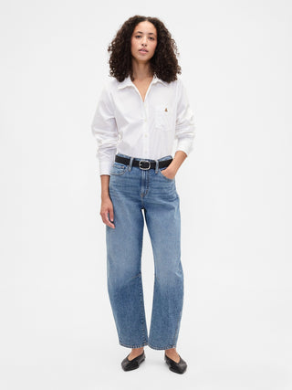 Camisa Manga Larga con Bordado Oso Brannan