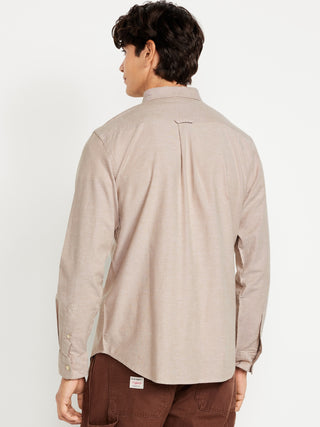 Camisa Manga Larga con Bolsillo de Algodón
