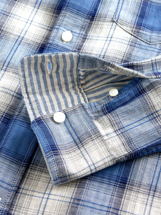 Camisa Manga Larga Estampado Cuadros, Niño