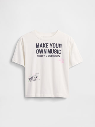 Camiseta Mangas Corta con Gráfico, Niña