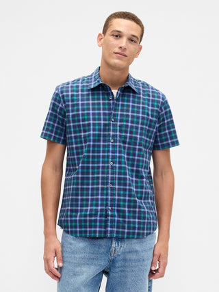 Camisa Manga Corta con Estampado Floral