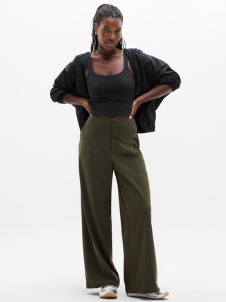 Pantalón Talle Alto con Bolsillos