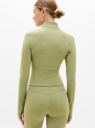 Chaqueta Deportiva con Cuello Alto