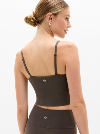 Sujetador Deportivo Cuello V con Logo