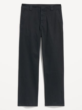 Pantalón Talle Alto con Bolsillos de Algodón