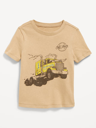 Camiseta Manga Corta con Gráfico, Bebé