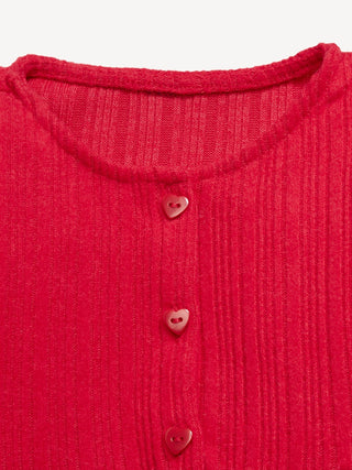 Vestido Manga Larga con Detalle Botones, Bebé