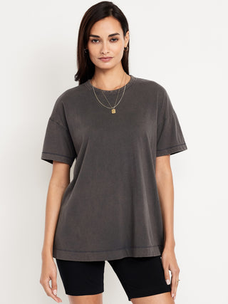 Oversized Cotton Short-Sleeved T-Shirt