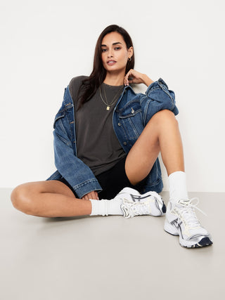 Oversized Cotton Short-Sleeved T-Shirt
