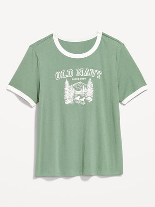 Camiseta Manga Corta con Detalle Logo