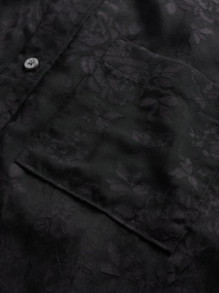 Camisa Oversize Transparente con Detalle Bolsillo