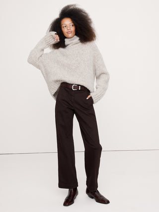 Jeans Recto Talle Medio con Bolsillos