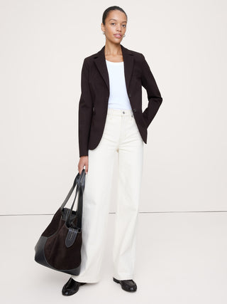 Blazer Ajustado con Bolsillos