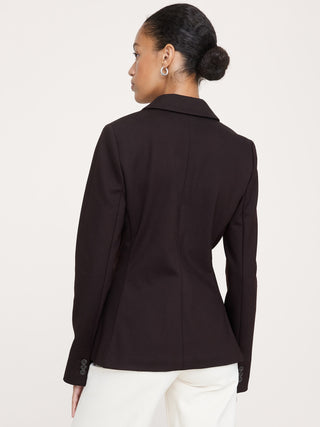 Blazer Ajustado con Bolsillos
