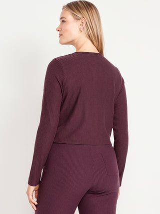 Cárdigan Cuello Redondo de Canalé