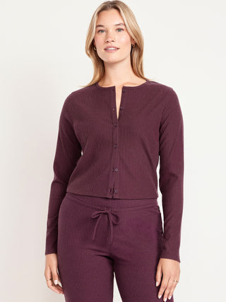 Cárdigan Cuello Redondo de Canalé