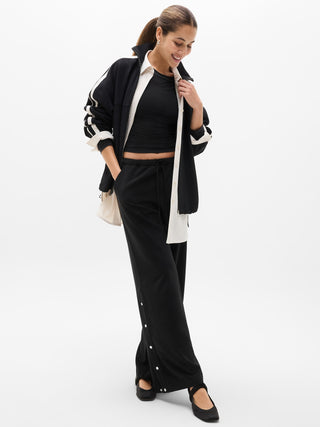 Pantalón Deportivo de Talle Medio con Broches