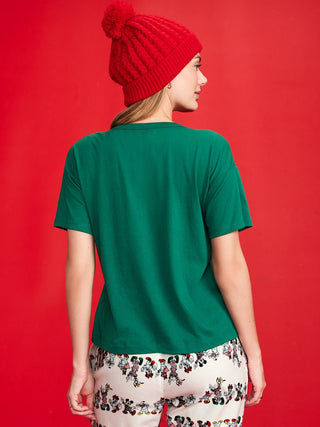 Camiseta de Pijama Estampado Colección Navidad