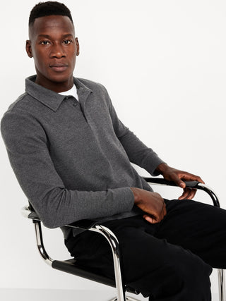 Polo Manga Larga con Botones Delanteros