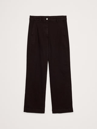 Jeans Recto Talle Medio con Bolsillos