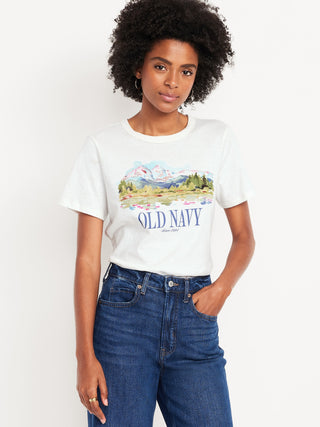 Camiseta Manga Corta con Detalle Logo