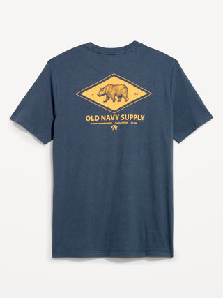 Camiseta Manga Corta con Gráfico, Hombre