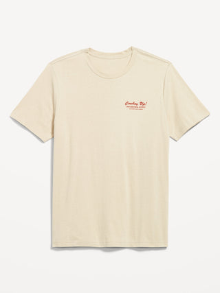 Camiseta Manga Corta con Gráfico, Hombre