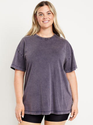 Oversized Cotton Short-Sleeved T-Shirt