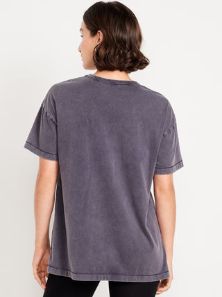 Oversized Cotton Short-Sleeved T-Shirt