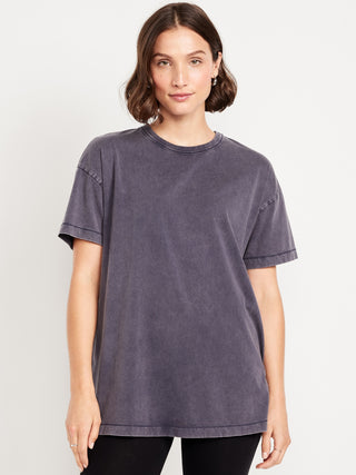 Oversized Cotton Short-Sleeved T-Shirt