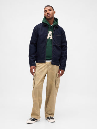 Sudadera con Capucha y Logo de Algodón