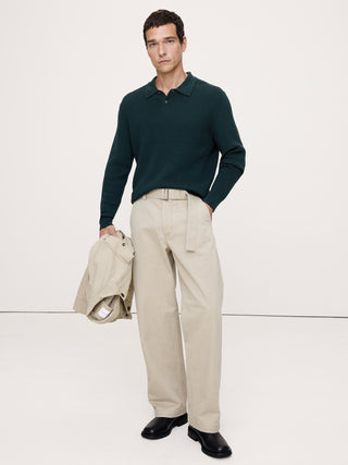 Polo Manga Larga de Lana Merino