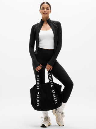 Chaqueta Deportiva con Cuello Alto